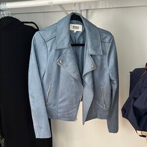 Steve Madden Sky Blue Leather Jacket